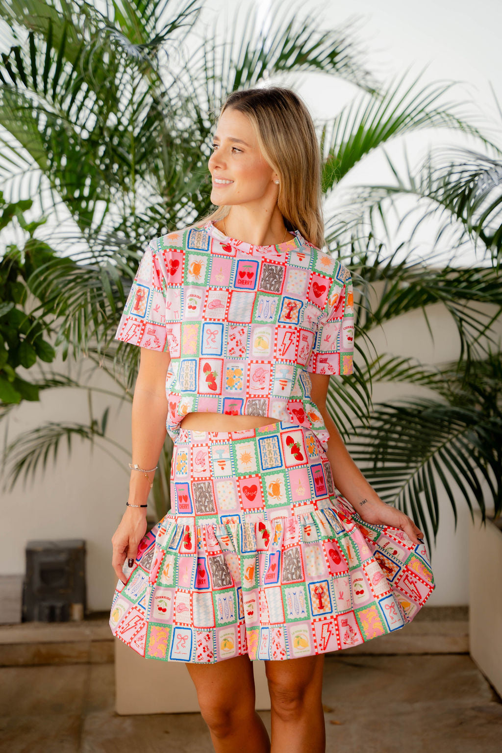 A ) Set Falda Summer stories